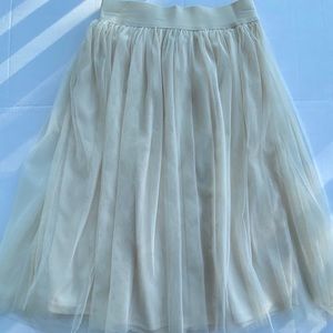 Forever 21 Tulle Midi Skirt